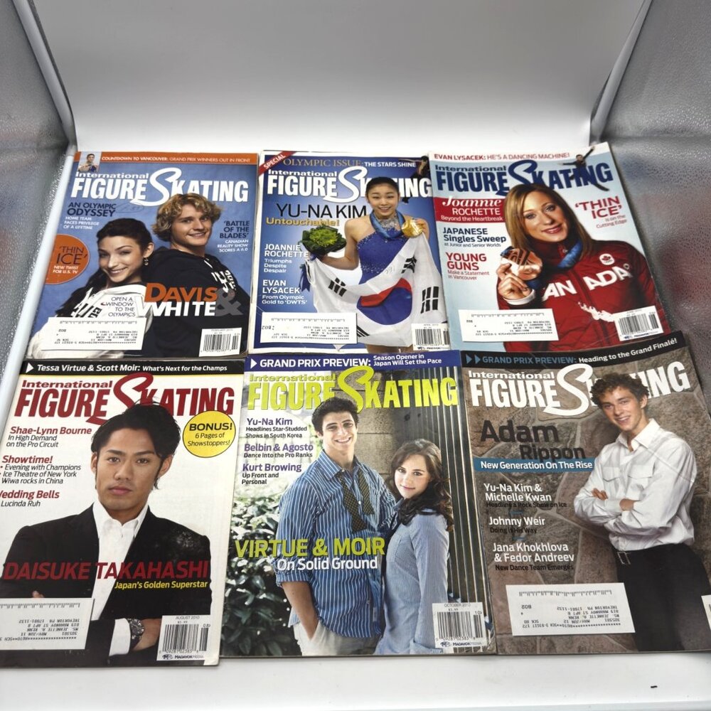 International Figure Ice Skating Magazine Lot 2010 Rippon Davis White Virtue